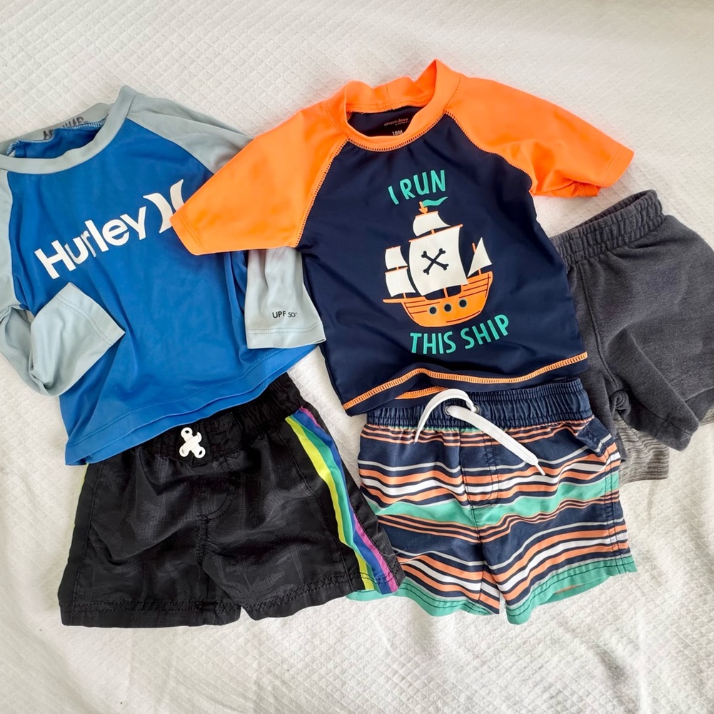 18mo Boys Swim Gear and Summer Shorts - Bundle Lot